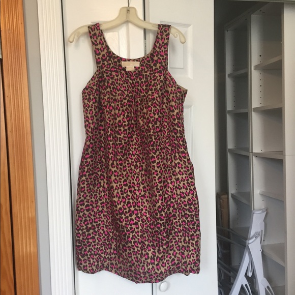 MICHAEL Michael Kors Dresses & Skirts - Michael Kors Silk Leopard Print Dress - Sz. 10
